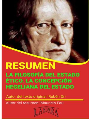 cover image of Resumen de La Filosofía del Estado Ético. La Concepción Hegeliana del Estado
